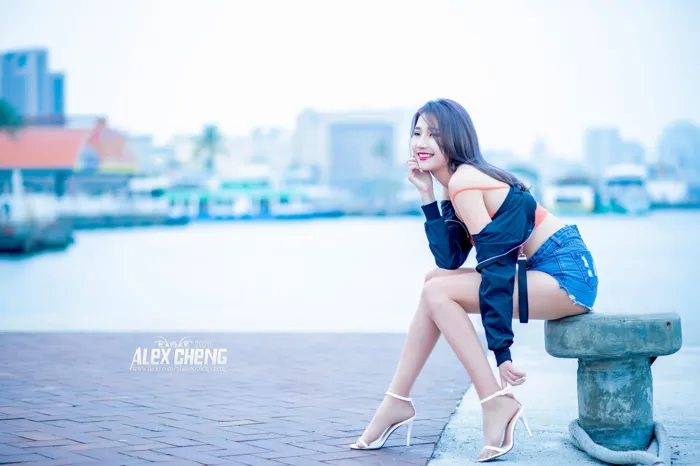 [Mzsock] NO.023 Long-legged beauty model Anita Zhuxuan sexy outdoor shot street photography#[44P]-25