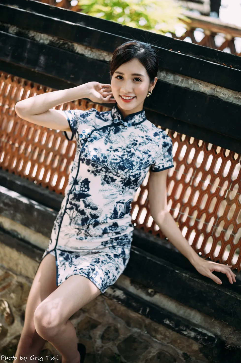 [Mzsock] NO.151 Zhang Jun short cheongsam, stockings, high heels and beautiful legs street photography#[54P]-37